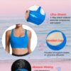 RUNNING GIRL Sports Bras for Women High Support,Racerback High Impact Grey…