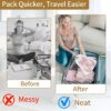 20 Pack Shoe Bags for Travel, 15.7″ x 11.8″ Clear Travel Shoe Bags for…