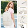 Small Gym Backpack for Women Men, Waterproof Gym Track Bag with Expandable…