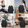 seyfocnia Gym Backpack for Women Men, Lightweight Sports Back pack With Shoe…