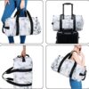 Sport Gym Duffle Travel Bag for Men Women Duffel with Shoe Compartment, Wet…