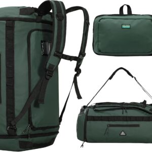 Haimont 50L Travel Duffle Bag for Men Women Foldable Sports Duffle Backpack…