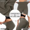Leggings for Women, Upgraded High Waist Capri Yoga Leggings Workout Running…