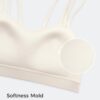 CRZ YOGA Softness Mold Butterluxe V Neck Sports Bras for Women – Workout Top…