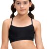 Stelle Girls Sports Bra Training Bra Spaghetti Strap Y Back Bra Yoga Crop...