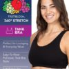 Fruit of the Loom Women’s Built Up Tank Style Sports Bra Value Pack