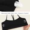 Stelle Girls Sports Bra Training Bra Spaghetti Strap Y Back Bra Yoga Crop…