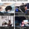 Small Gym Bag Carry On Bag – 12 in Mini Duffle Bag Lightweight for Overnight…