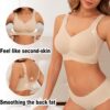 PoseFree Womens Seamless Wireless Supportive Bra Push Up Comfort Soft No…