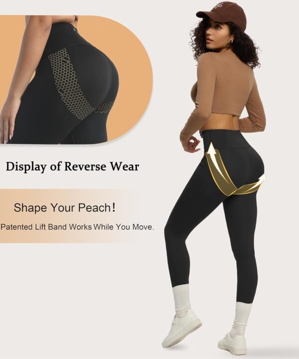 Women’s Compression Leggings Butt Lifting Work Out Athletic Gym High Waist…