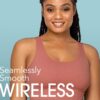 Fruit of the Loom Women’s 360 Stretch Longline Sport, Comfortable Wireless…
