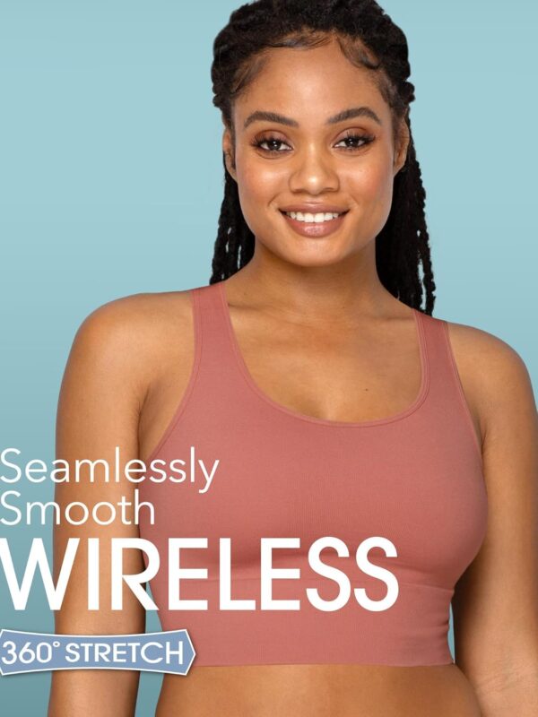 Fruit of the Loom Women’s 360 Stretch Longline Sport, Comfortable Wireless…