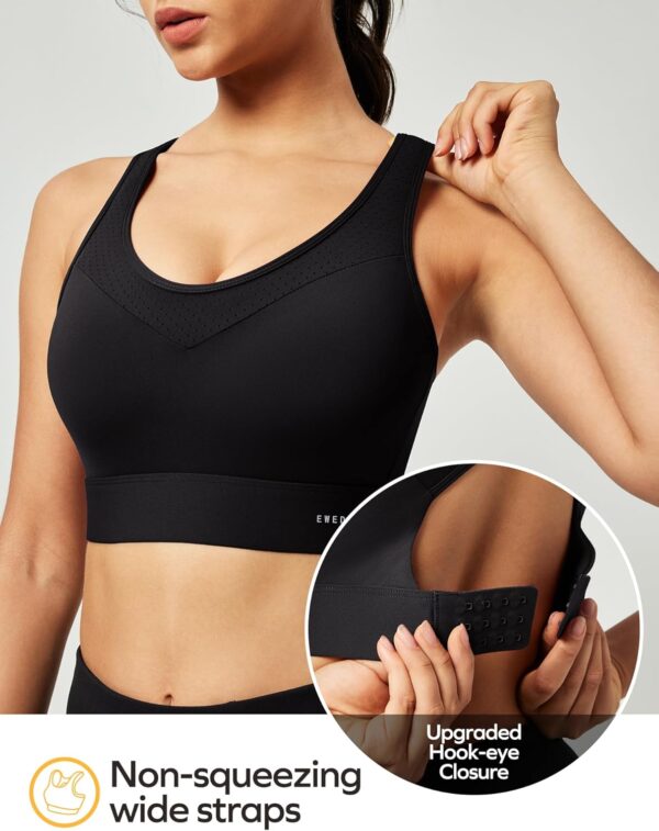 Ewedoos Sports Bras for Women High Support High Impact Sports Bras for Women…