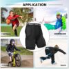 Mens Football Girdle with Pads Padded Compression Short Hip Thigh Butt Tailbone…