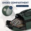 Haimont 50L Travel Duffle Bag for Men Women Foldable Sports Duffle Backpack…