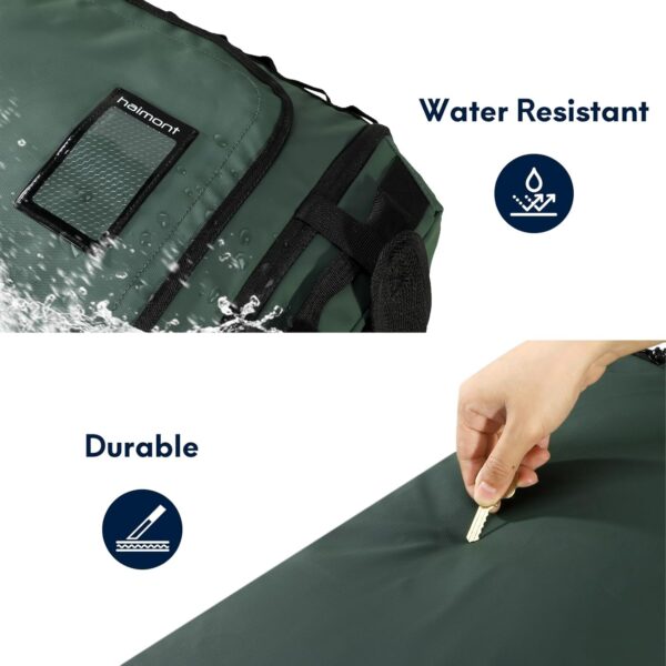 Haimont 50L Travel Duffle Bag for Men Women Foldable Sports Duffle Backpack…