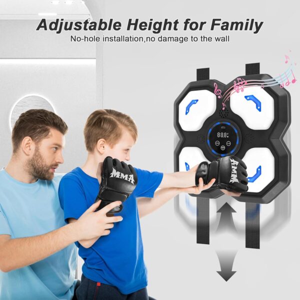 Music Boxing Machine for Kids Adult, Bluetooth Boxing Equipment with Boxing…