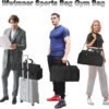 Gym Bags for Women Men with Wet & Shoe Compartment, 40L Foldable Travel…