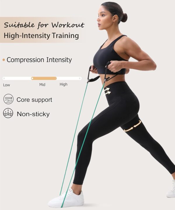 Women’s Compression Leggings Butt Lifting Work Out Athletic Gym High Waist…