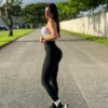 Women’s Compression Leggings Butt Lifting Work Out Athletic Gym High Waist…