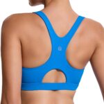 RUNNING GIRL Sports Bras for Women High Support,Racerback High Impact Grey...