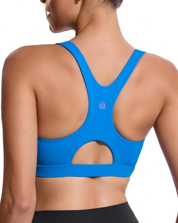 RUNNING GIRL Sports Bras for Women High Support,Racerback High Impact Grey…