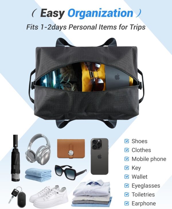Small Gym Bag 14 inch, Mini Duffel Bag, Carry On Lightweight for Travel…