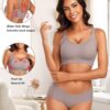 Vertvie Women’s Seamless Wireless Push Up Bras with Support and Lift No…