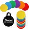 4inch & 9inch Poly Spot Markers for Agility Dot for Gym/PE Training, Dance,...