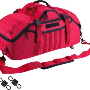 65L Large Duffle Bag, 3-in-1 Tactical Backpack MOLLE Pack for Sports, Gym,…