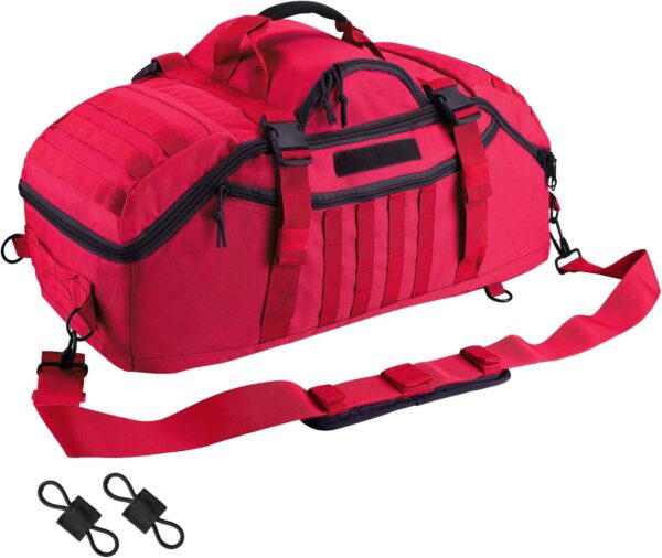 65L Large Duffle Bag, 3-in-1 Tactical Backpack MOLLE Pack for Sports, Gym,…