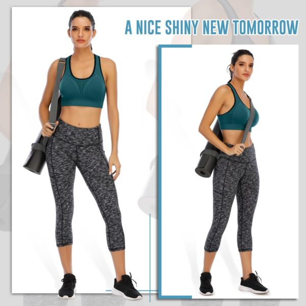 IUGA Sports Bras for Women High Impact Racerback Sports Bra Seamless Padded…