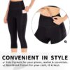 Ewedoos Capri Leggings for Women High Waisted Yoga Pants for Women with…