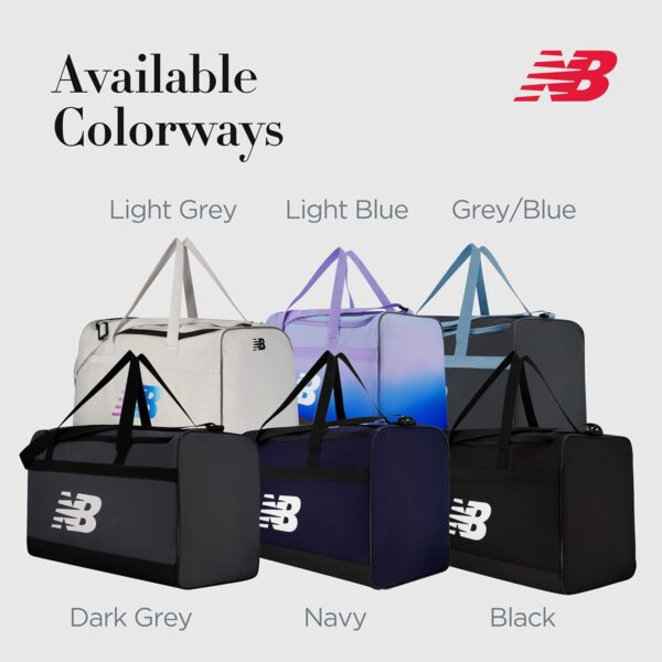 New Balance Duffel Bag, Small Carry On Gym Travel Luggage with Carrier…