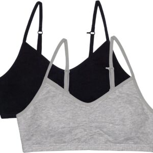 Fruit of the Loom Girls’ Bra with Removable Cookies, 2-pack