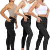 CHRLEISURE Leggings with Pockets for Women, High Waisted Tummy Control…