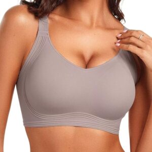 Vertvie Women’s Seamless Wireless Push Up Bras with Support and Lift No…