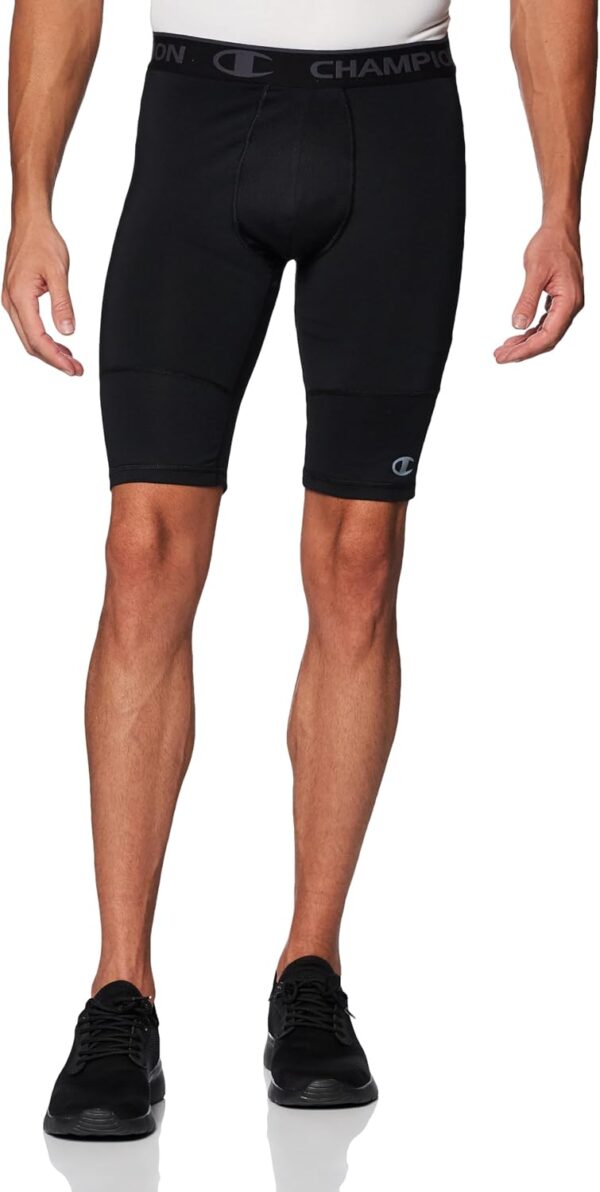 Champion Men’s Compression Shorts, Total Support Pouch, Mvp, Moisture-wicking, 6″ & 9″