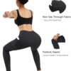 Fengbay 2 Pack High Waist Yoga Pants, Pocket Yoga Pants Tummy Control…