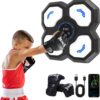 Music Boxing Machine for Kids Adult, Bluetooth Boxing Equipment with Boxing...