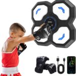 Music Boxing Machine for Kids Adult, Bluetooth Boxing Equipment with Boxing...