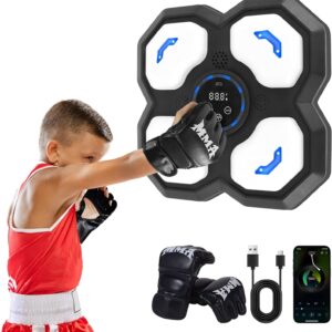 Music Boxing Machine for Kids Adult, Bluetooth Boxing Equipment with Boxing…