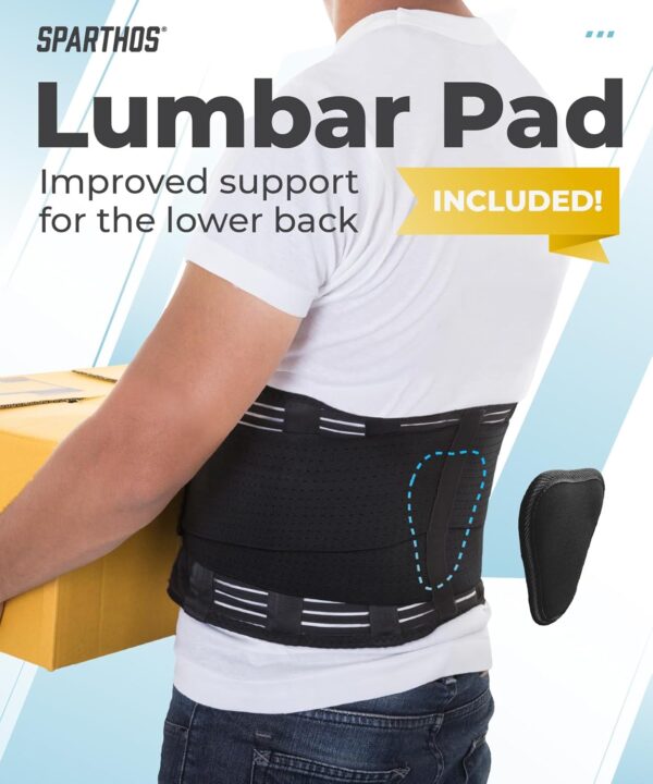 Sparthos Back Brace for Lower Back Pain – Immediate Relief from Sciatica, Herniated…