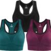 IUGA Sports Bras for Women High Impact Racerback Sports Bra Seamless Padded...