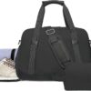 Sports Gym Bag for Women, Travel Duffle Bag with Shoe Compartment & Wet...