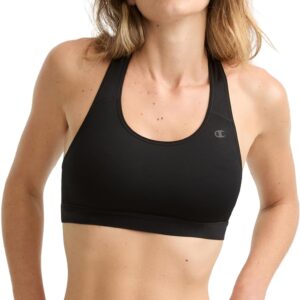 Champion Women’S Sports Bra, Compression, Moisture Wicking, High-Impact…