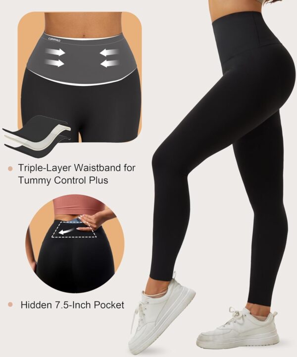 Women’s Compression Leggings Butt Lifting Work Out Athletic Gym High Waist…