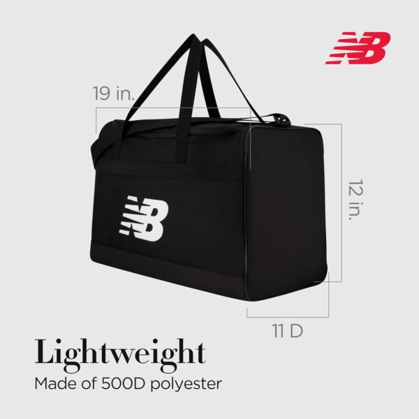 New Balance Duffel Bag, Small Carry On Gym Travel Luggage with Carrier…