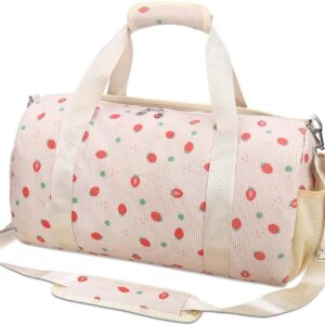 Gym Travel Duffle Bag for Girls – Gymnastics Sports Dance Bag with Shoe…