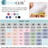 Evercute Adjustable Sports Bras for Women 3/4 Pack Racerback High Support…